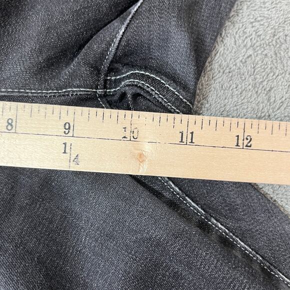 Eileen Fisher Jeans Women 14 Black Denim Skinny Mid Rise Pockets Casual Everyday - Picture 9 of 10